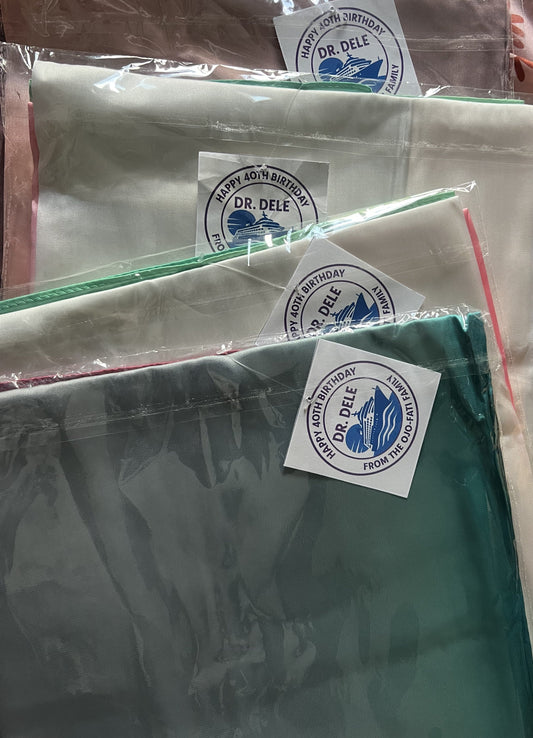 How a 40th Birthday Cruise Inspired Our New Custom Event Scarves