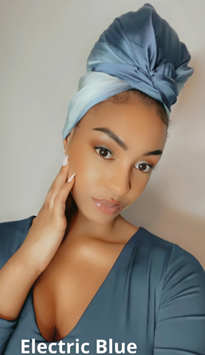 blue ombre scarf