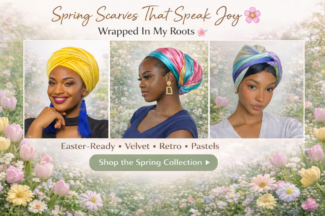 Spring Scarves for Easter and Spring Break Travel | Wrapped In My Roots