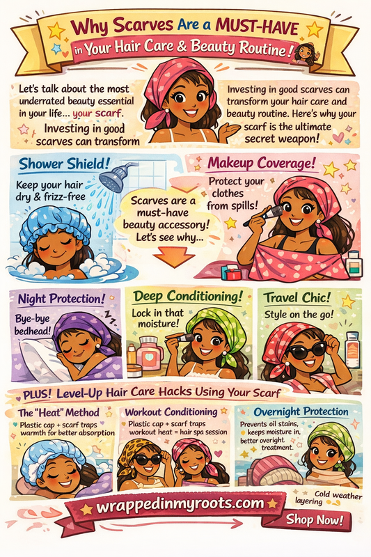 Why Scarves Are a Must Have in Your Hair Care and Beauty Routine ✨