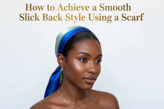black woman wearing a slick back hairstyle